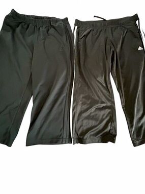 Lot of Two Women’s Adidas Cropped Wide Leg Pants in Size Medium